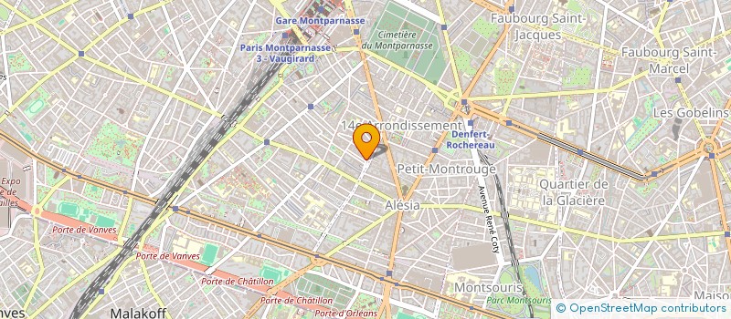 localisation de l'entreprise LA MAISON DE RITA  PARIS