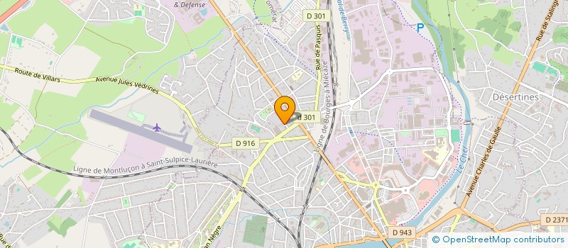 localisation de l'entreprise LA MAISON DE ROMY  MONTLUCON