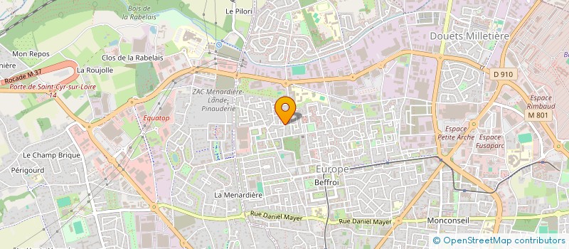 localisation de l'entreprise LA MAISON DE SAINT MARTIN à TOURS