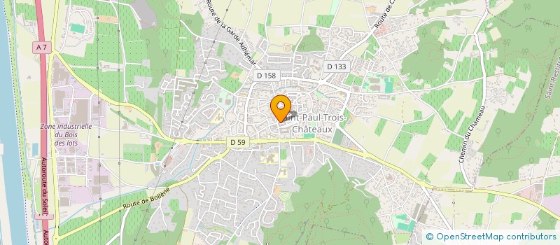 localisation de l'entreprise LA MAISON DE SAINT PAUL  SAINT-PAUL-TROIS-CHATEAUX