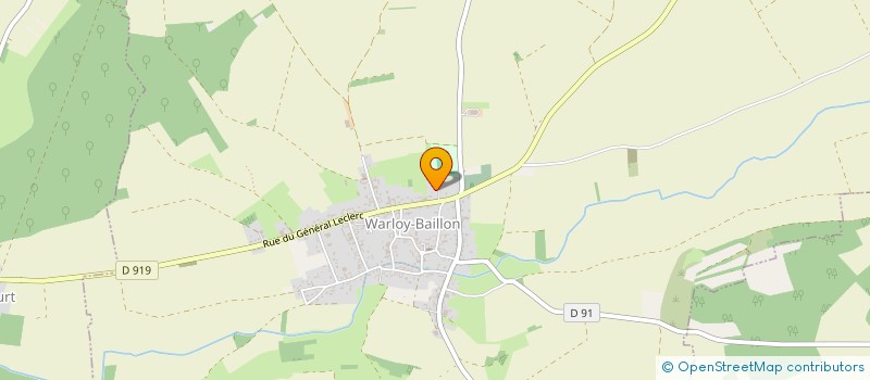 localisation de l'entreprise LA MAISON DE SANTE  WARLOY-BAILLON