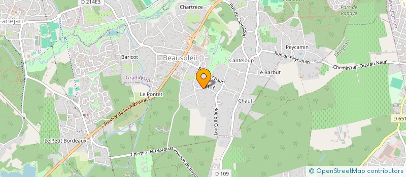 localisation de l'entreprise LA MAISON DE SEBEA à GRADIGNAN