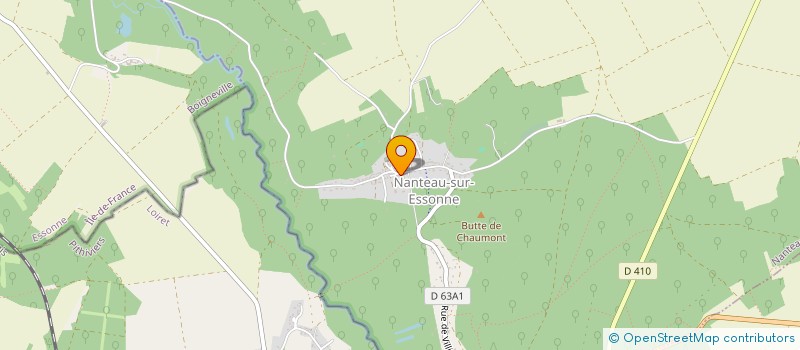 localisation de l'entreprise LA MAISON DE SELENE  NANTEAU-SUR-ESSONNE