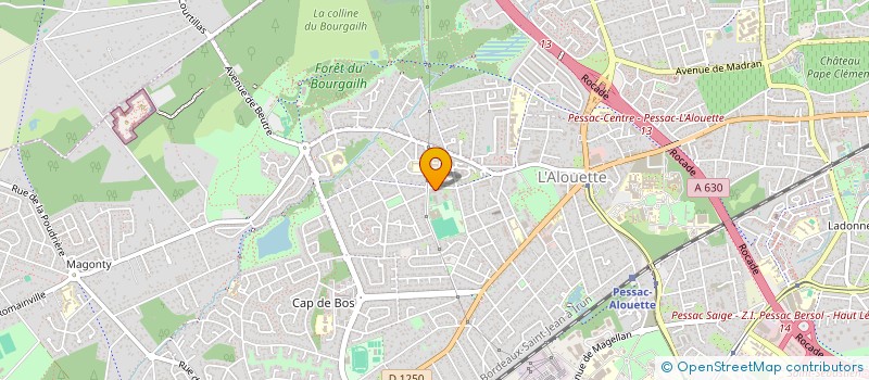 localisation de l'entreprise LA MAISON DE SIMONE à PESSAC