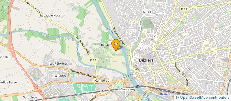 localisation de l'entreprise LA MAISON DE SOPHIA  BEZIERS