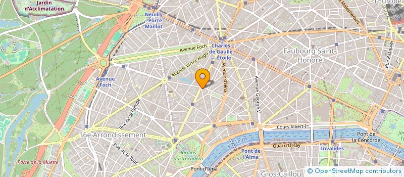 localisation de l'entreprise LA MAISON DE THALES  PARIS