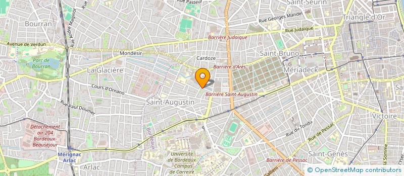 localisation de l'entreprise LA MAISON DE TICHA  LE TAILLAN-MEDOC