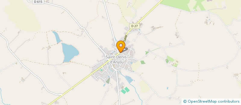 localisation de l'entreprise LA MAISON DE TITI  SAINT-DENIS-D'ANJOU