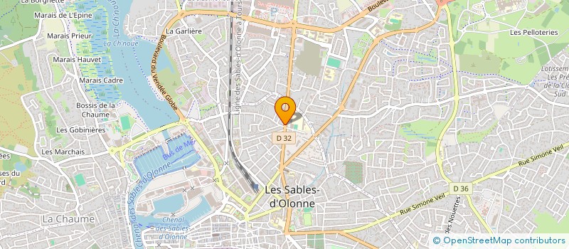 localisation de l'entreprise LA MAISON DE TIZI à LES SABLES D'OLONNE