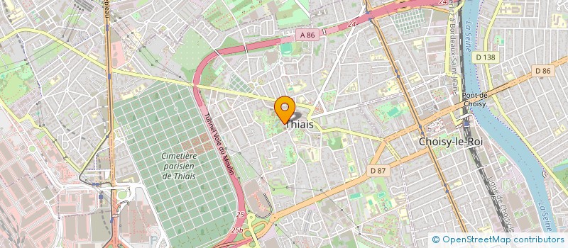 localisation de l'entreprise LA MAISON DE TOBIE  THIAIS