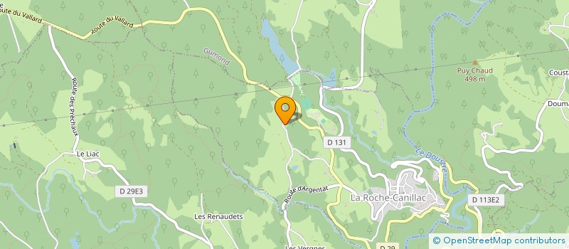 localisation de l'entreprise LA MAISON DE TOUTOU SARL  ARGENTAT-SUR-DORDOGNE