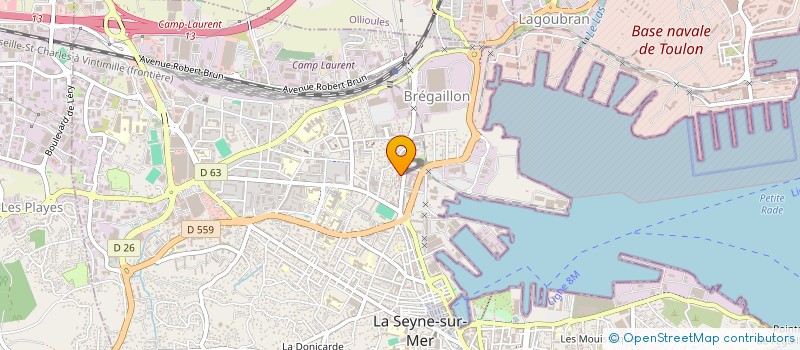 localisation de l'entreprise LA MAISON DE VOUS  LA SEYNE-SUR-MER