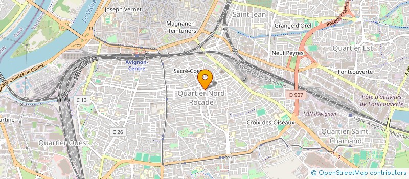 localisation de l'entreprise LA MAISON DE WILLIAM  AVIGNON