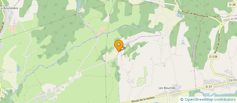 localisation de l'entreprise LA MAISON DE WOUF  MONSTEROUX-MILIEU