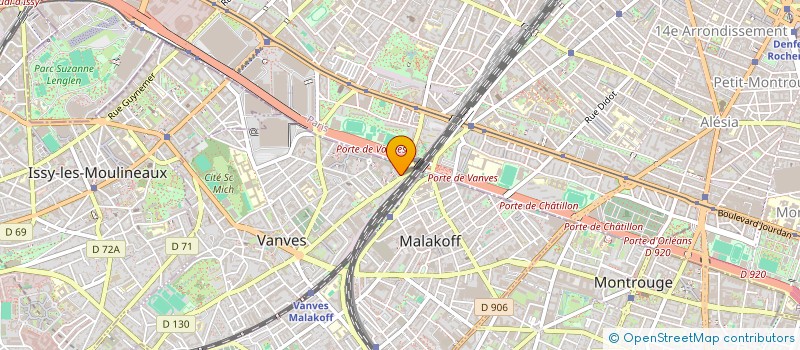 localisation de l'entreprise LA MAISON DE Z & CO.  VANVES