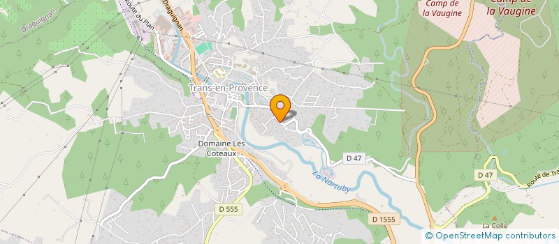 localisation de l'entreprise LA MAISON DES 4 FEES à TRANS-EN-PROVENCE