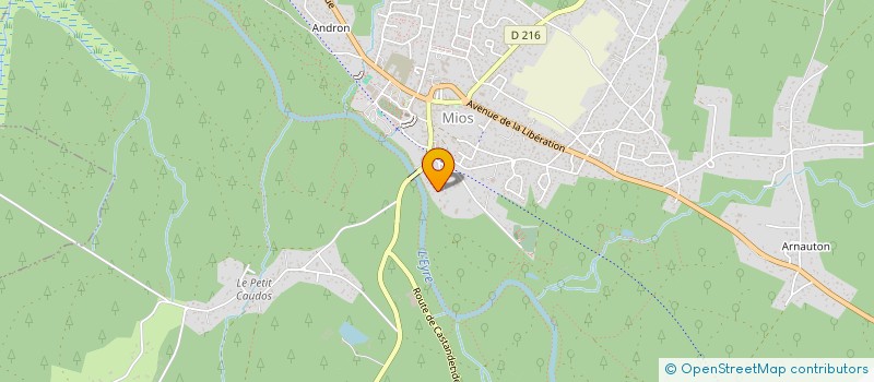 localisation de l'entreprise LA MAISON DES ACACIAS  MIOS