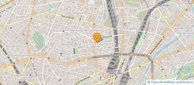localisation de l'entreprise LA MAISON DES AFFAIRES à PARIS