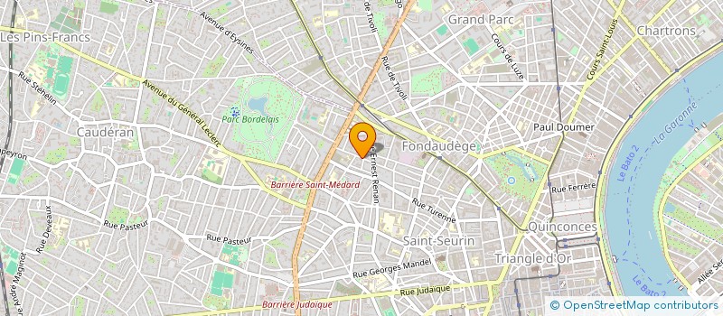 localisation de l'entreprise LA MAISON DES AMIS  BORDEAUX