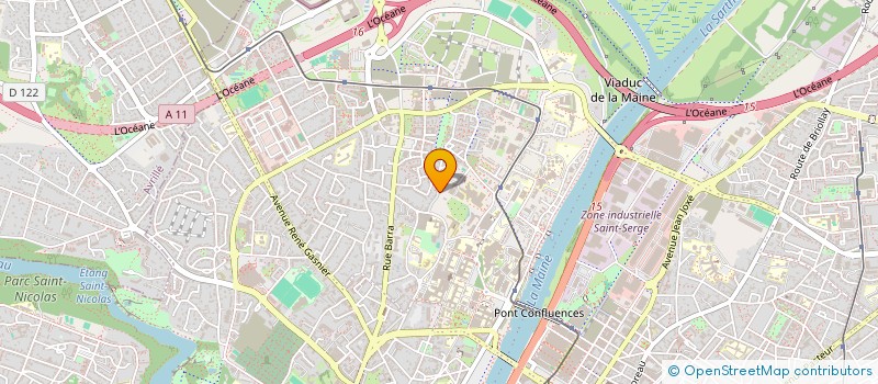 localisation de l'entreprise LA MAISON DES ANGES MALICIEUX à ANGERS