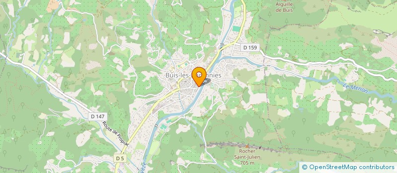 localisation de l'entreprise LA MAISON DES ARCADES à BUIS-LES-BARONNIES