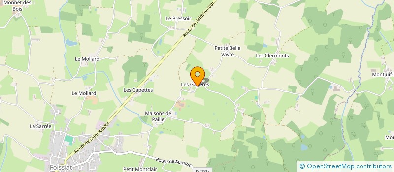 localisation de l'entreprise LA MAISON DES ARTISANS  FOISSIAT