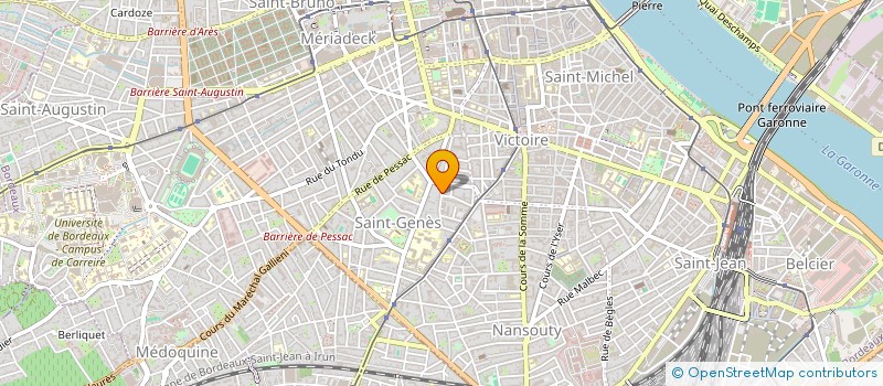 localisation de l'entreprise LA MAISON DES ASSISTANTES MATERNELLES HUCOCOTTE à BORDEAUX