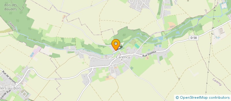 localisation de l'entreprise LA MAISON DES ASSOCIATIONS  MONT-SAINT-ELOI