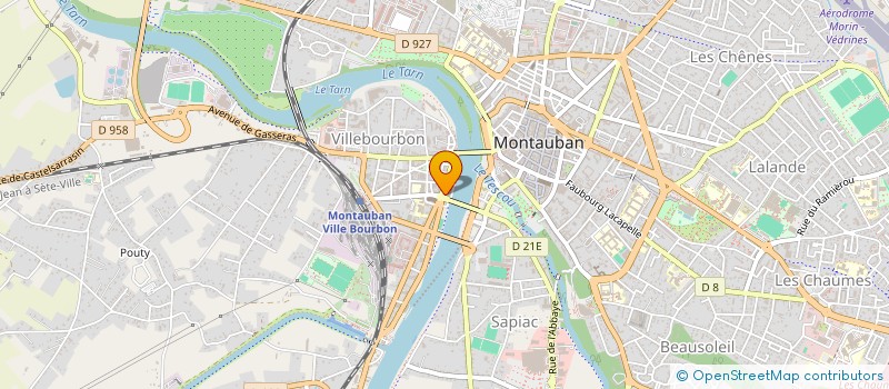 localisation de l'entreprise LA MAISON DES BIBIE'S à MONTAUBAN