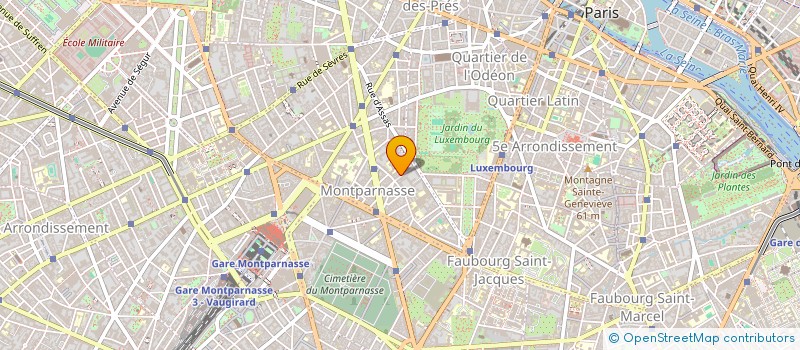 localisation de l'entreprise LA MAISON DES BOUT CHOU à PARIS