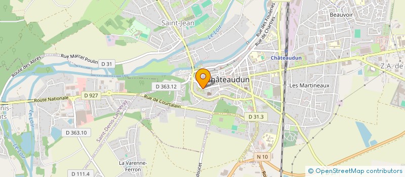 localisation de l'entreprise LA MAISON DES BROCANTEURS DE CHATEAUDUN à CHATEAUDUN