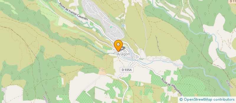 localisation de l'entreprise LA MAISON DES CAPUCINS  ARAGON