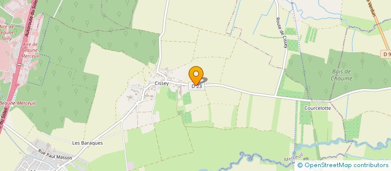 localisation de l'entreprise LA MAISON DES CHAMPS à SAINT-AUBIN