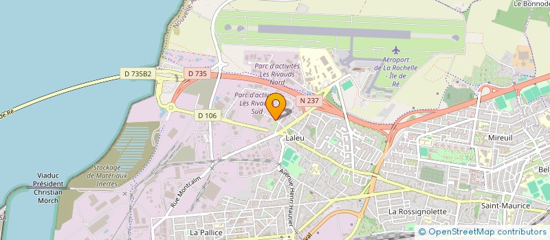 localisation de l'entreprise LA MAISON DES CHARPENTIERS  LA ROCHELLE