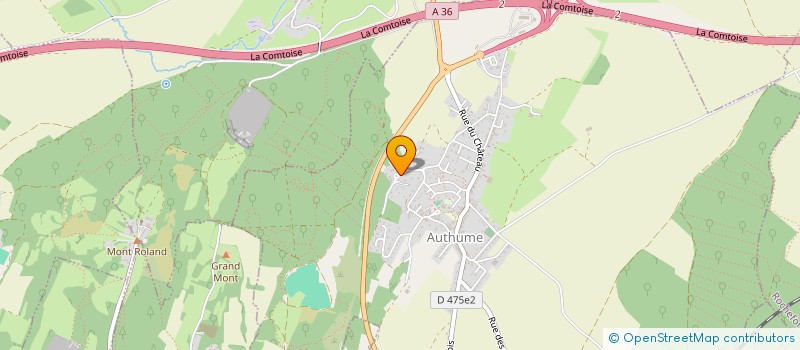 localisation de l'entreprise LA MAISON DES CHOUPINOUS à AUTHUME