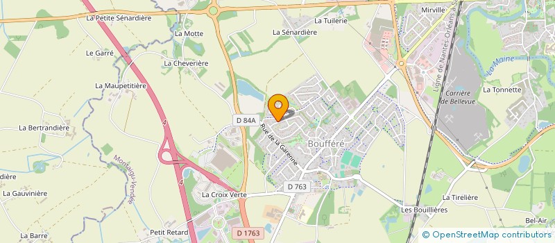 localisation de l'entreprise LA MAISON DES COLIBRIS à MONTAIGU-VENDEE