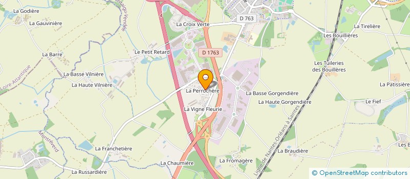 localisation de l'entreprise LA MAISON DES COLOCS à MONTAIGU-VENDEE
