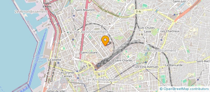 localisation de l'entreprise LA MAISON DES COPAINS à MARSEILLE