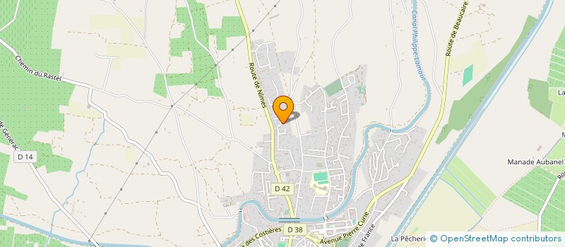 localisation de l'entreprise LA MAISON DES COULEURS  ST GILLES