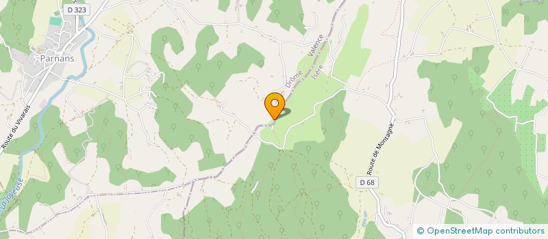 localisation de l'entreprise LA MAISON DES CRETES  PARNANS