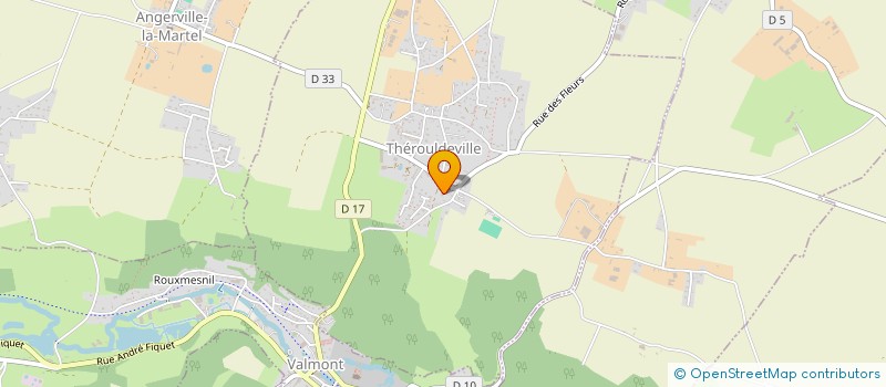 localisation de l'entreprise LA MAISON DES CROYANCES VIE D'ANTAN ET TRADITIONS DU TERROIR  THEROULDEVILLE