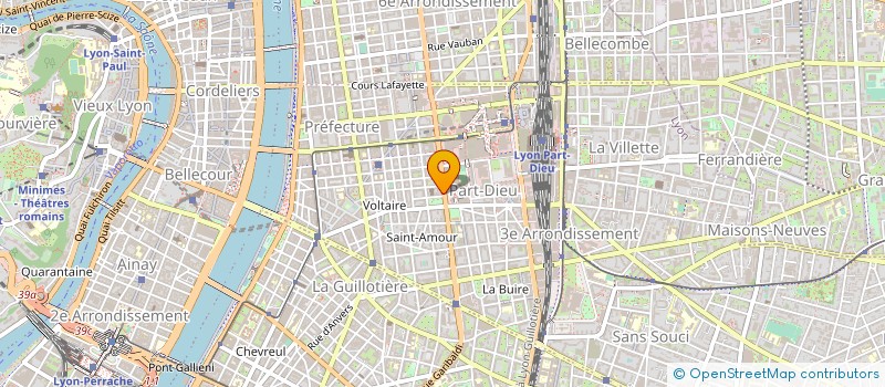 localisation de l'entreprise LA MAISON DES CRUSTACES à LYON