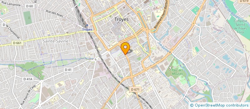 localisation de l'entreprise LA MAISON DES CUISINES à TROYES