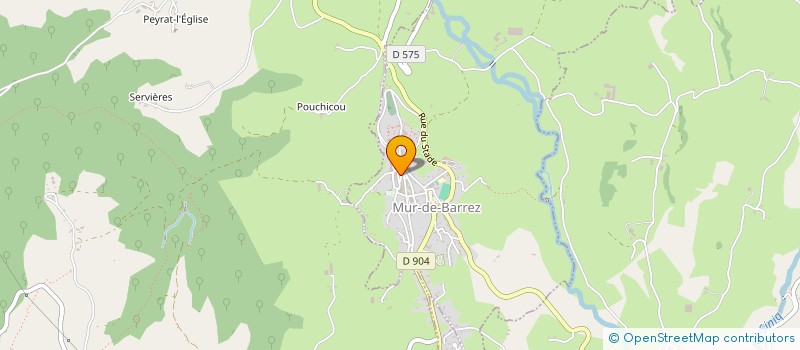 localisation de l'entreprise LA MAISON DES DELICES  MUR-DE-BARREZ