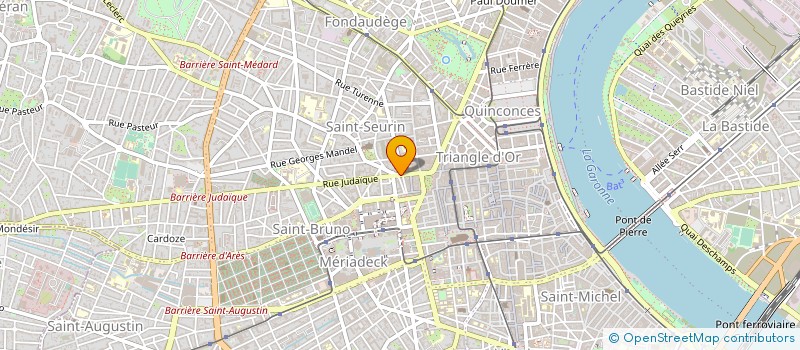 localisation de l'entreprise LA MAISON DES DELICES à BORDEAUX