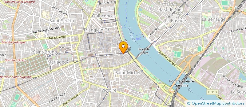 localisation de l'entreprise LA MAISON DES DEUX FEES à BORDEAUX