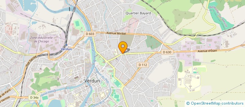 localisation de l'entreprise LA MAISON DES DOUCEURS  VERDUN