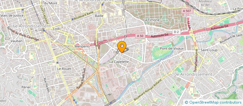 localisation de l'entreprise LA MAISON DES DOUCEURS  MARSEILLE