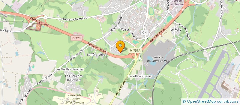 localisation de l'entreprise LA MAISON DES DOUX à BOUGUENAIS