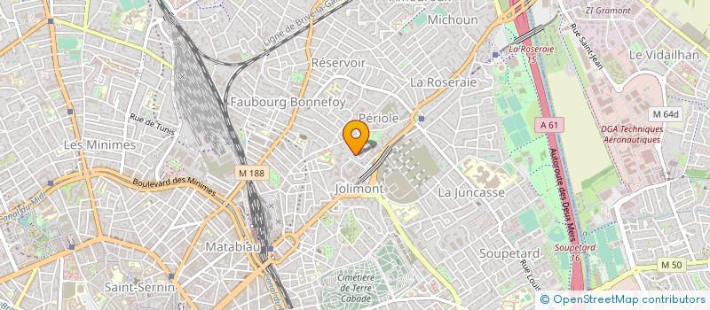 localisation de l'entreprise LA MAISON DES DROITS DES ENFANTS ET DES JEUNES à TOULOUSE